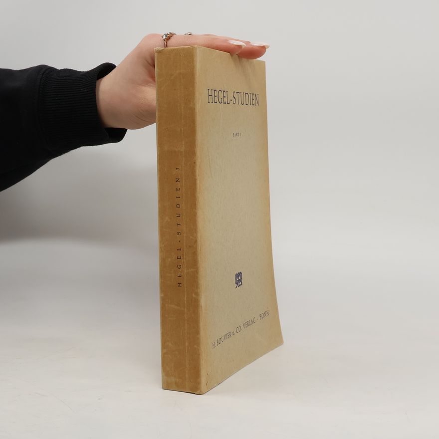 Friedhelm Nicolin Hegel-Studien 3