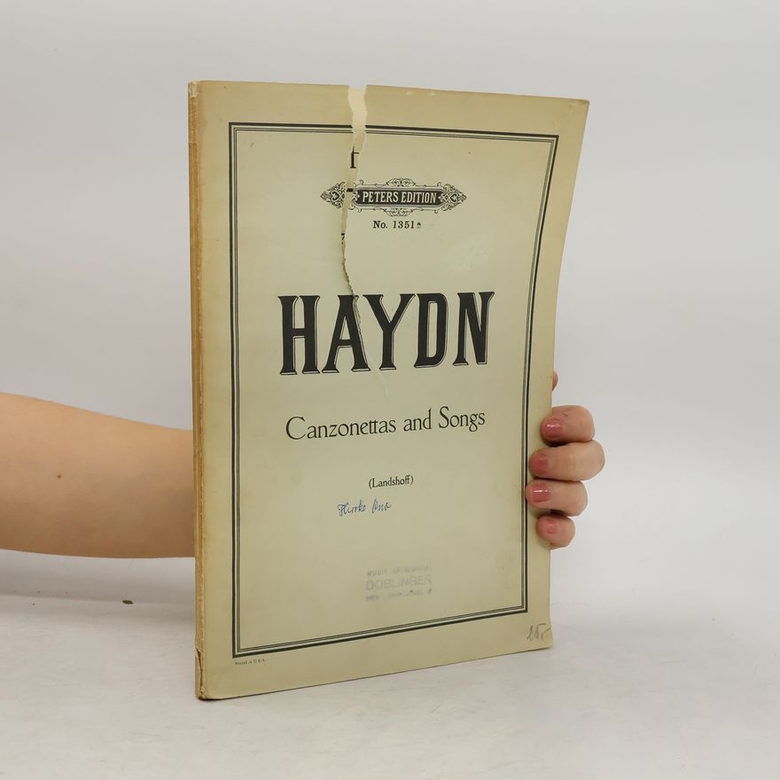 Ludwig Landshoff Joseph Haydn. Canzonettas and Songs