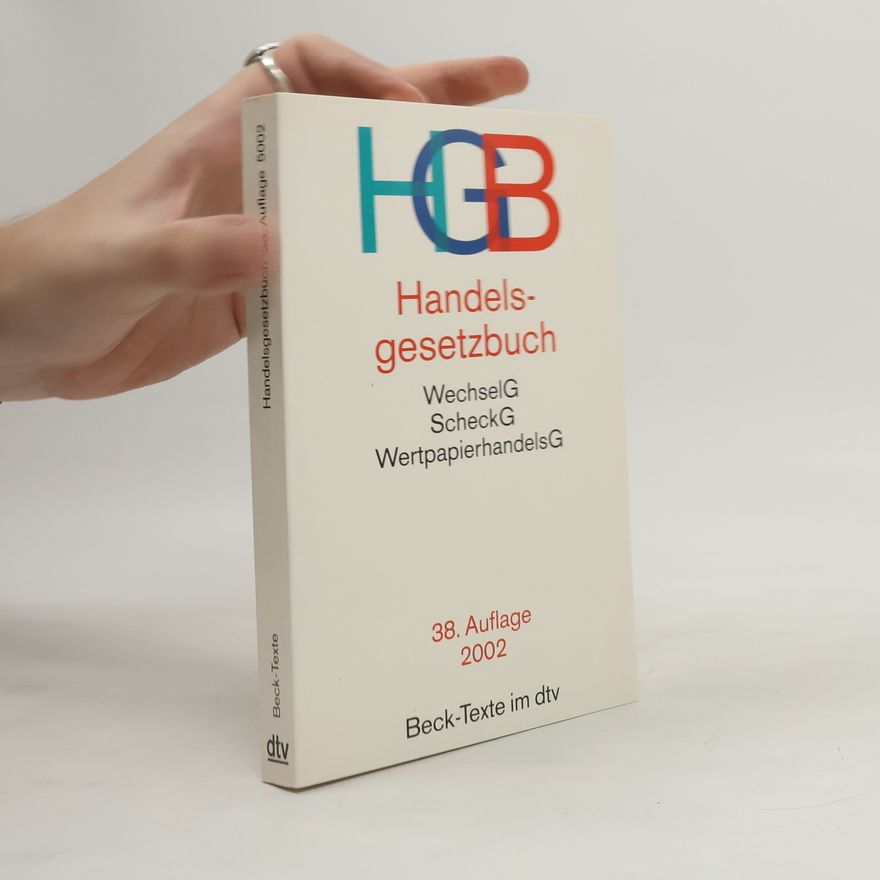 Autorenkollektiv Handelsgesetzbuch 38