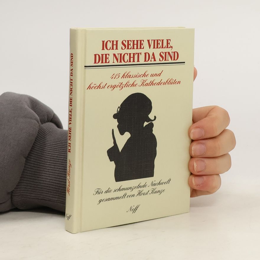 Johann Georg August Galletti Ich sehe viele, die nicht da sind