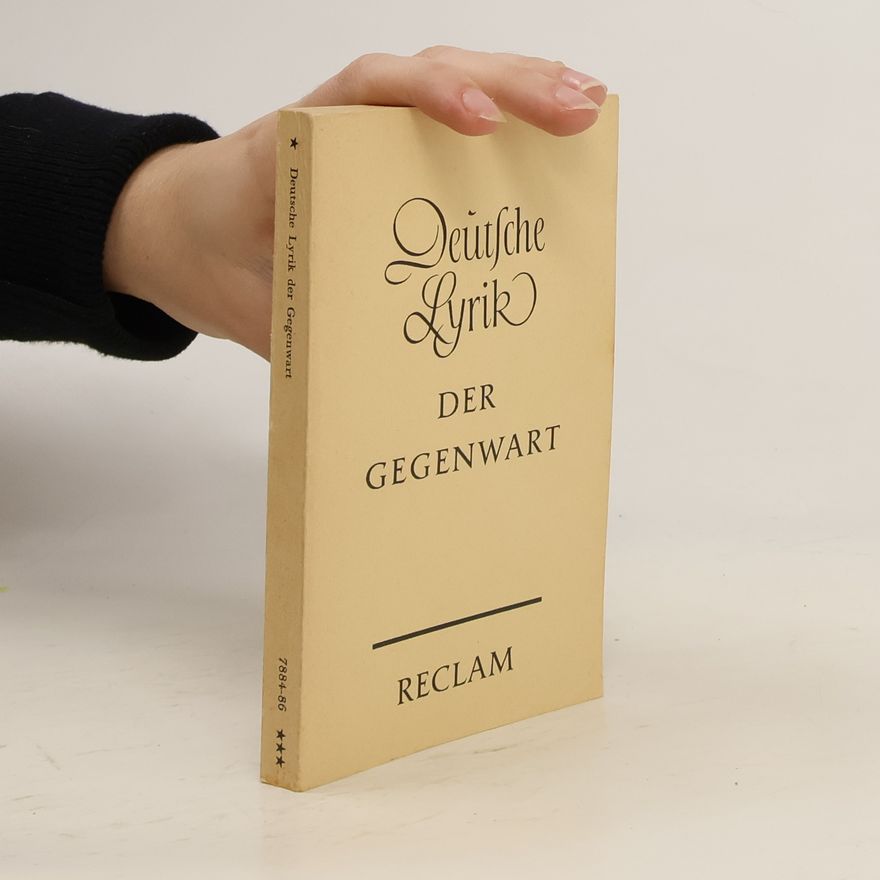 Autorenkollektiv Deutsche Lyrik der Gegenwart