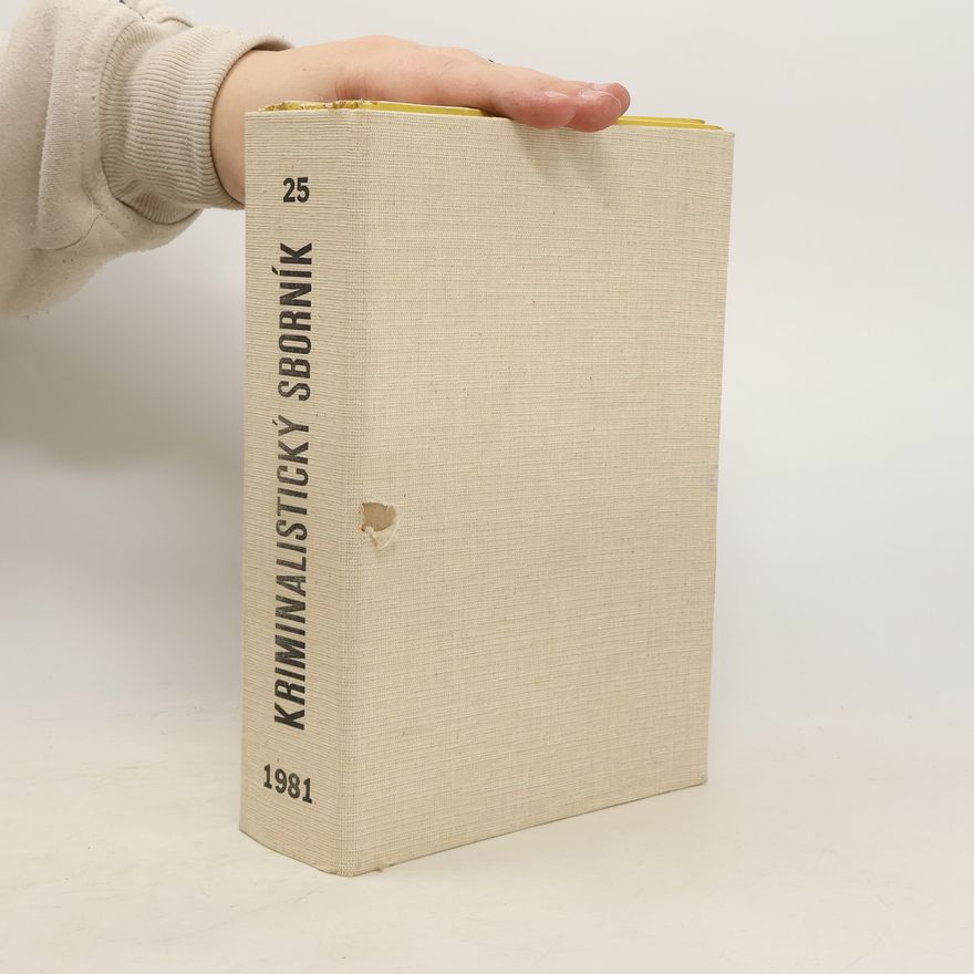 Collectif d'auteurs Kriminalistický sborník 25