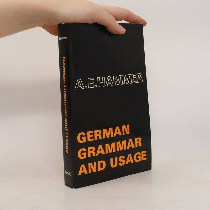 Martin Durrell German Grammar and Usage