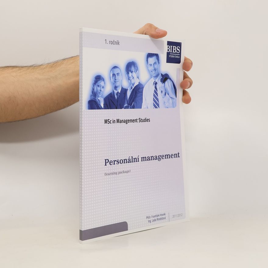 Rindošová Lada MSc in Management Studies 1. ročník Personální management 2011/2012