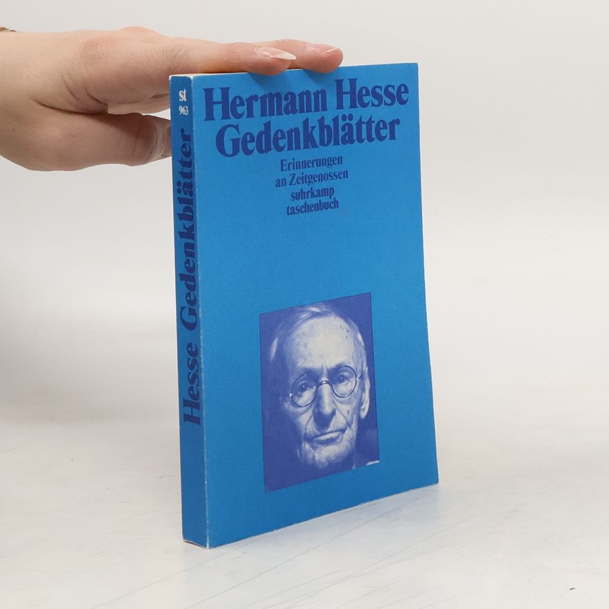 Hermann Hesse Gedenkblätter