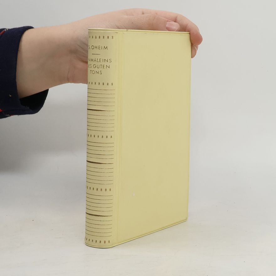 Gertrud Oheim Einmaleins des guten Tons