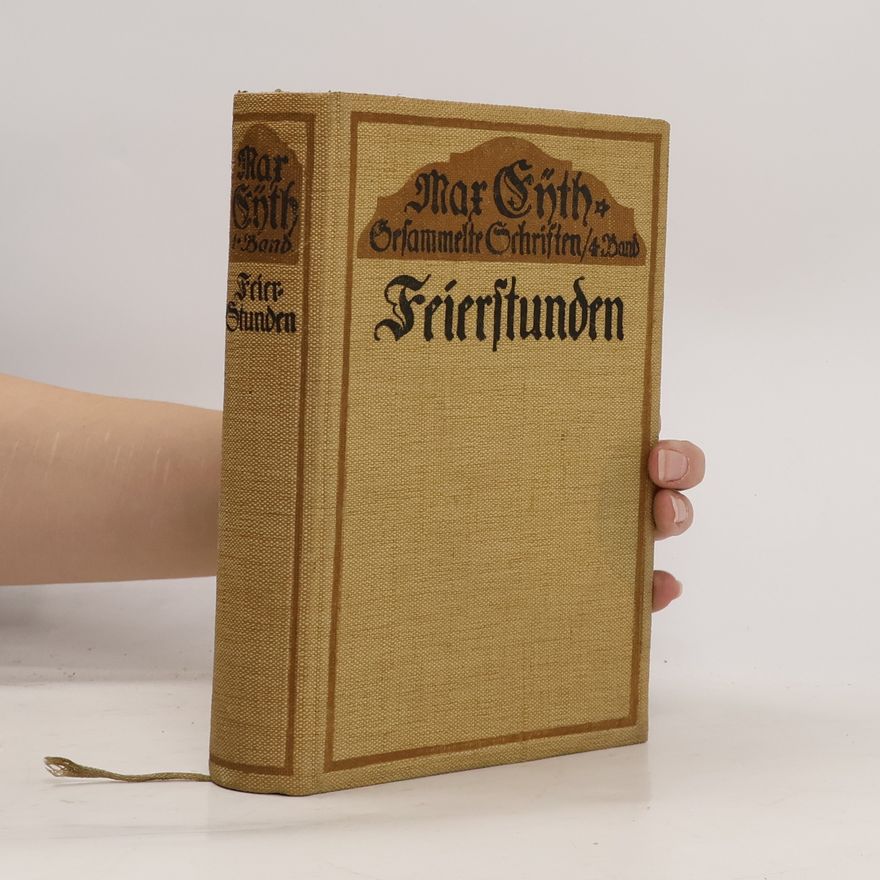Max Eyth Feierstunden