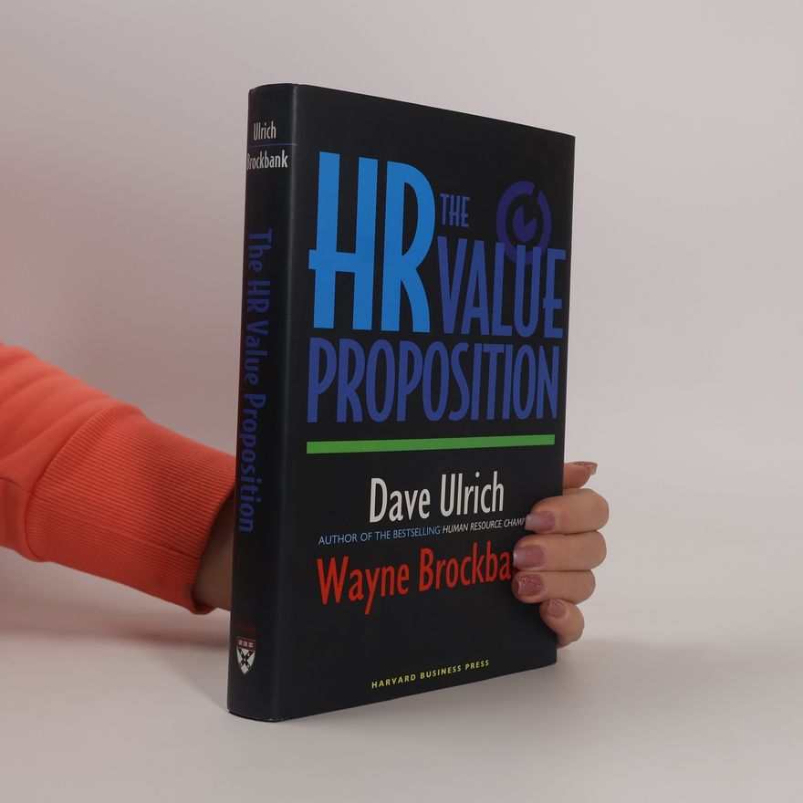 Brockbank Wayne The HR Value Proposition