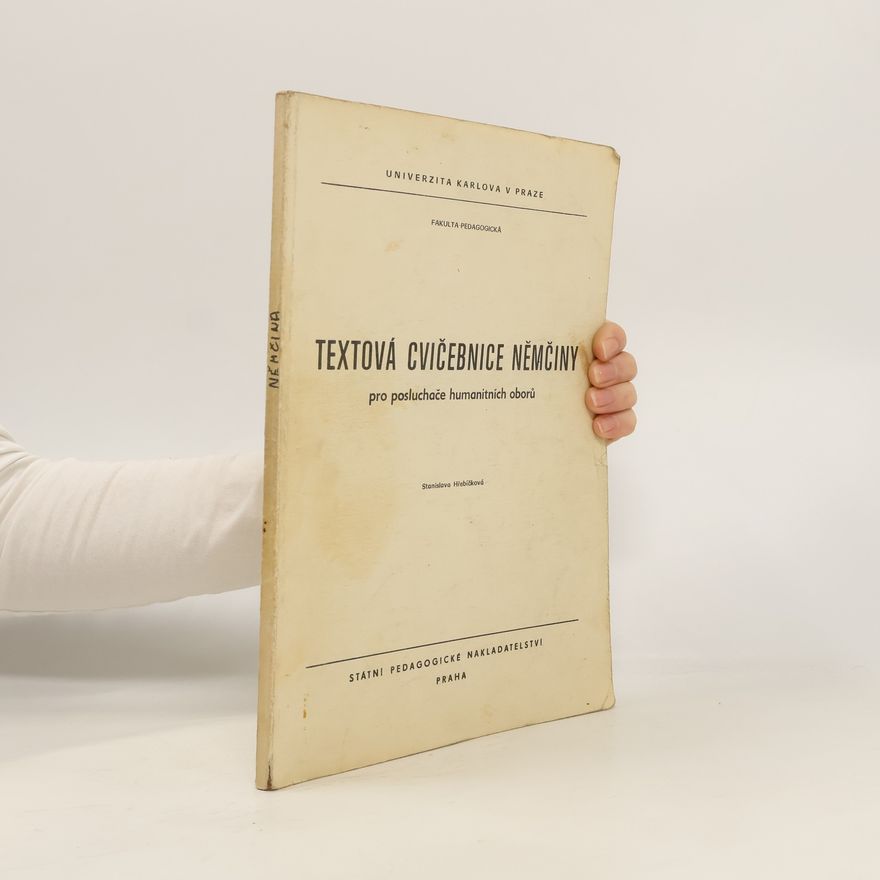 Stanislava Hřebíčková Textová cvičebnice němčiny