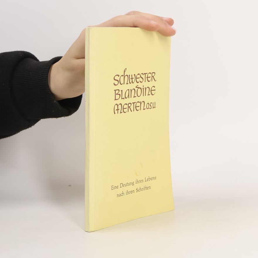 Collectif d'auteurs Schwester Blandine Merten