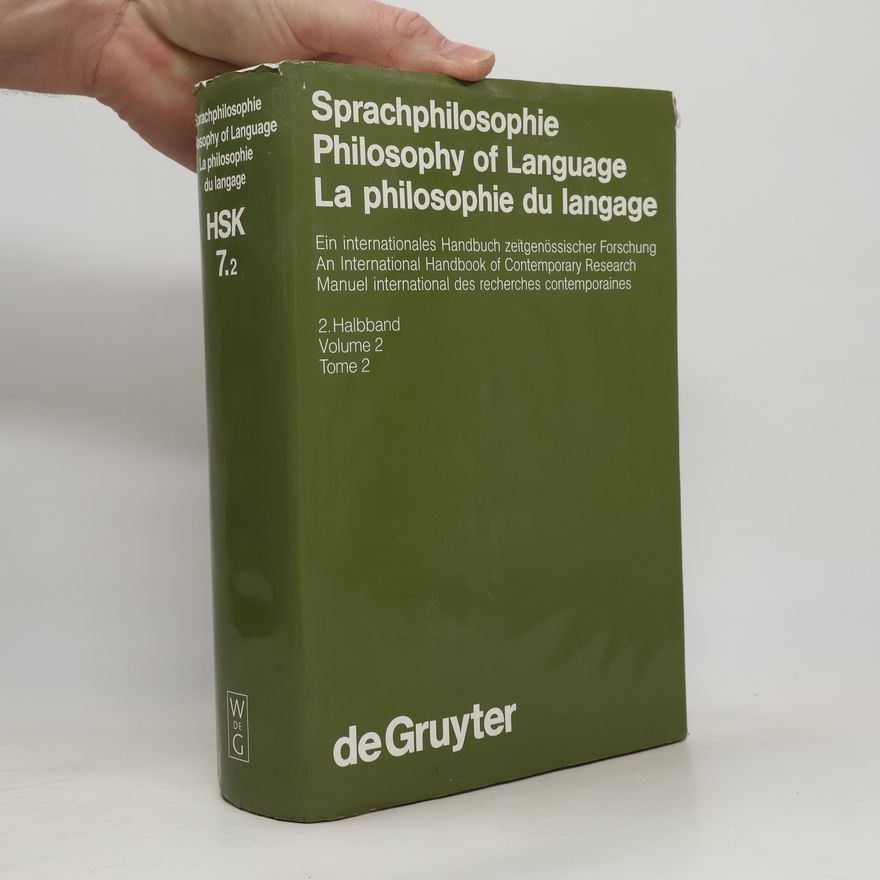 Marcelo Dascal HSK - 7.2: Sprachphilosophie / Philosophy of Language / La philosophie du langage