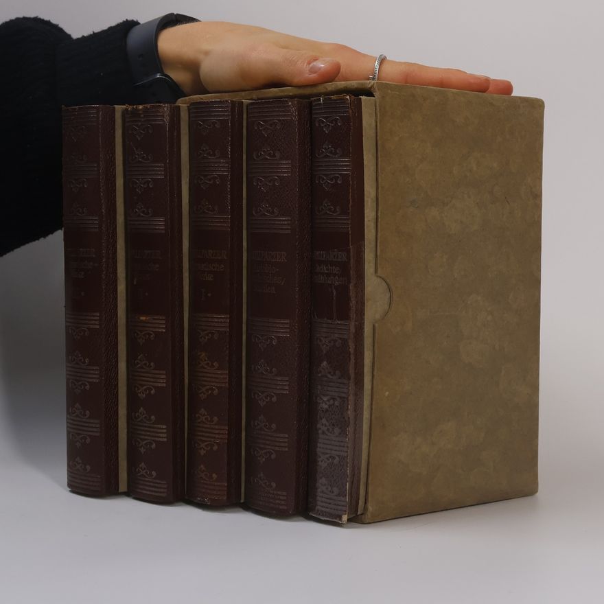 Franz Grillparzer Dramatische Werke I-III. Gedichte und Erzählungen. Autographisches Studien
