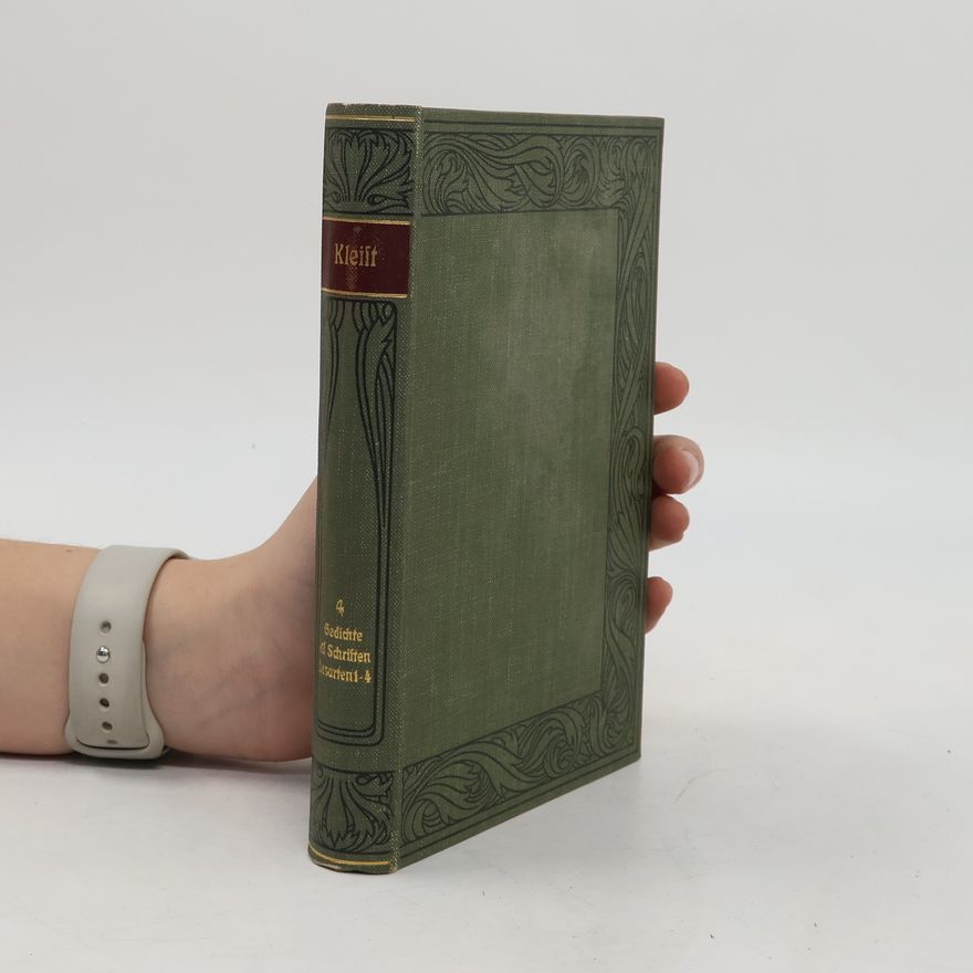Georg Minde-Pouet H.v. Kleists Werke. Band 4