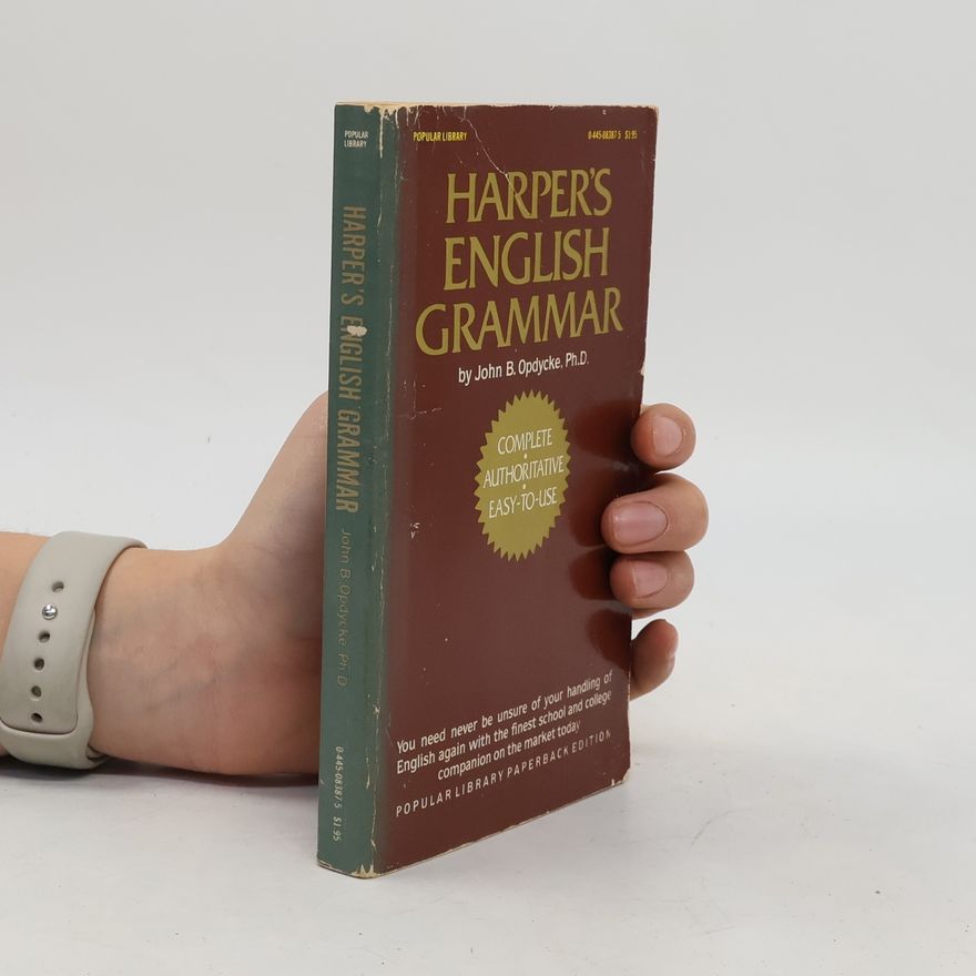 John Baker Opdycke Harper's English Grammar