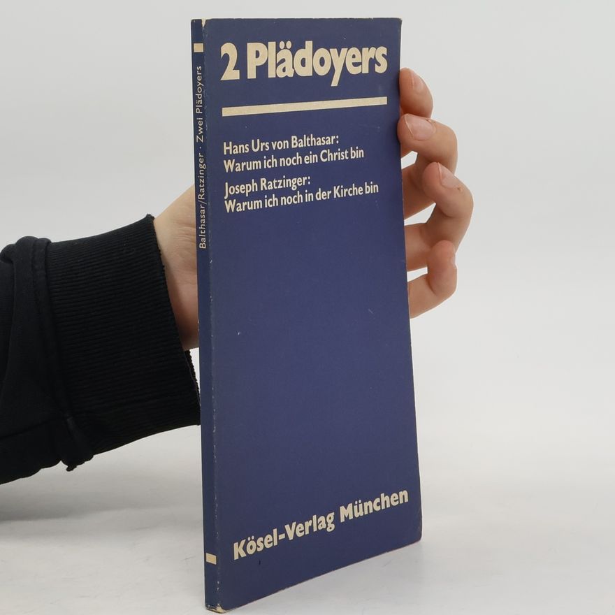 Joseph Ratzinger Zwei Plädoyers