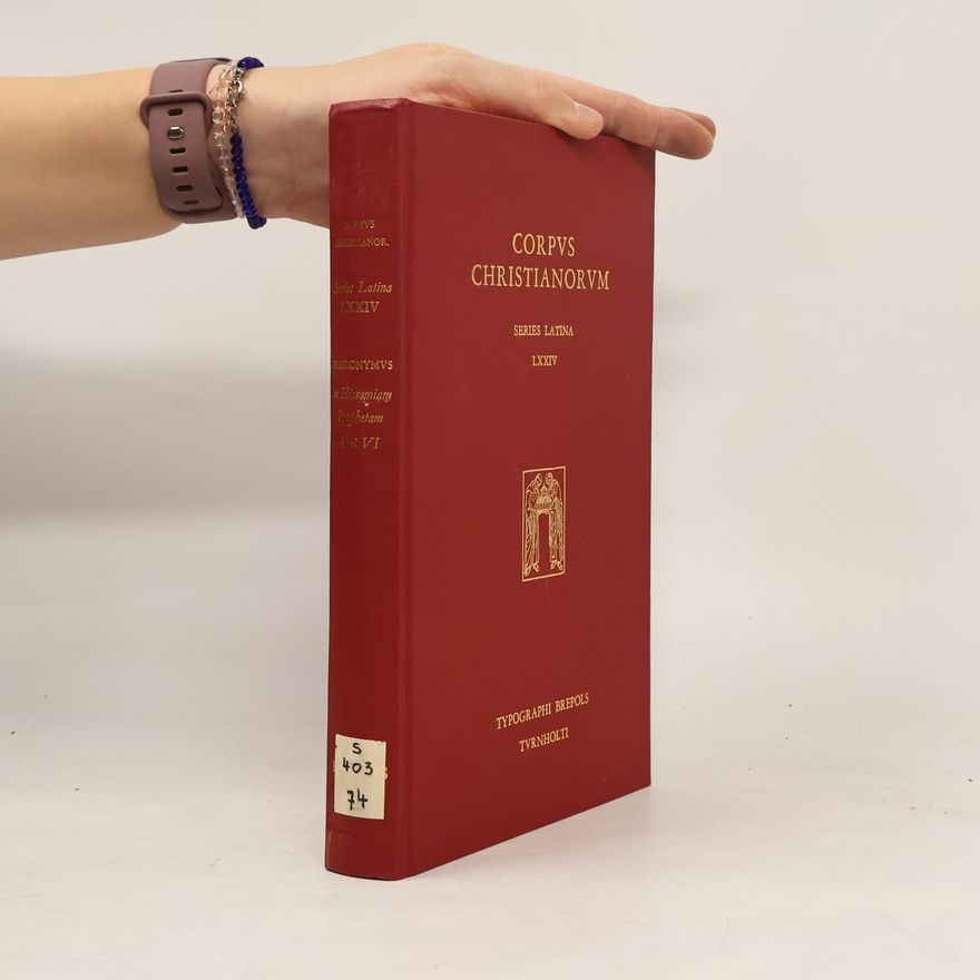 Collectif d'auteurs Corpus Christianorum LXXIV