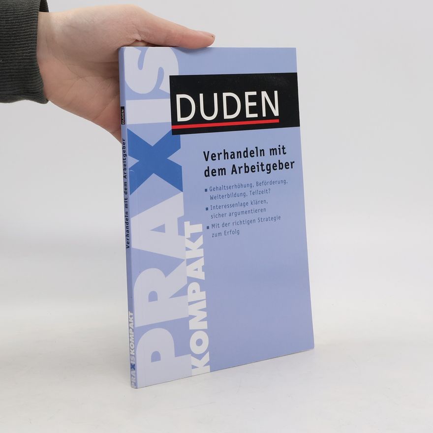 Barbara Kettl-Römer Duden, Verhandeln mit dem Arbeitgeber