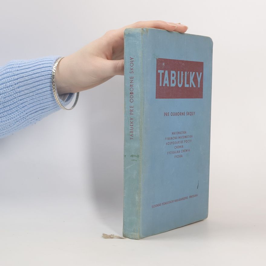 Collectif d'auteurs Tabulky pre odborné školy