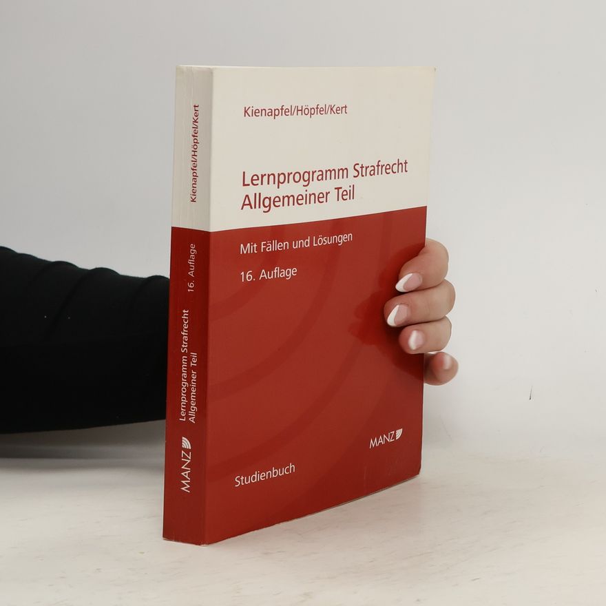 Dr Robert Kert Lernprogramm Strafrecht Allgemeiner Teil
