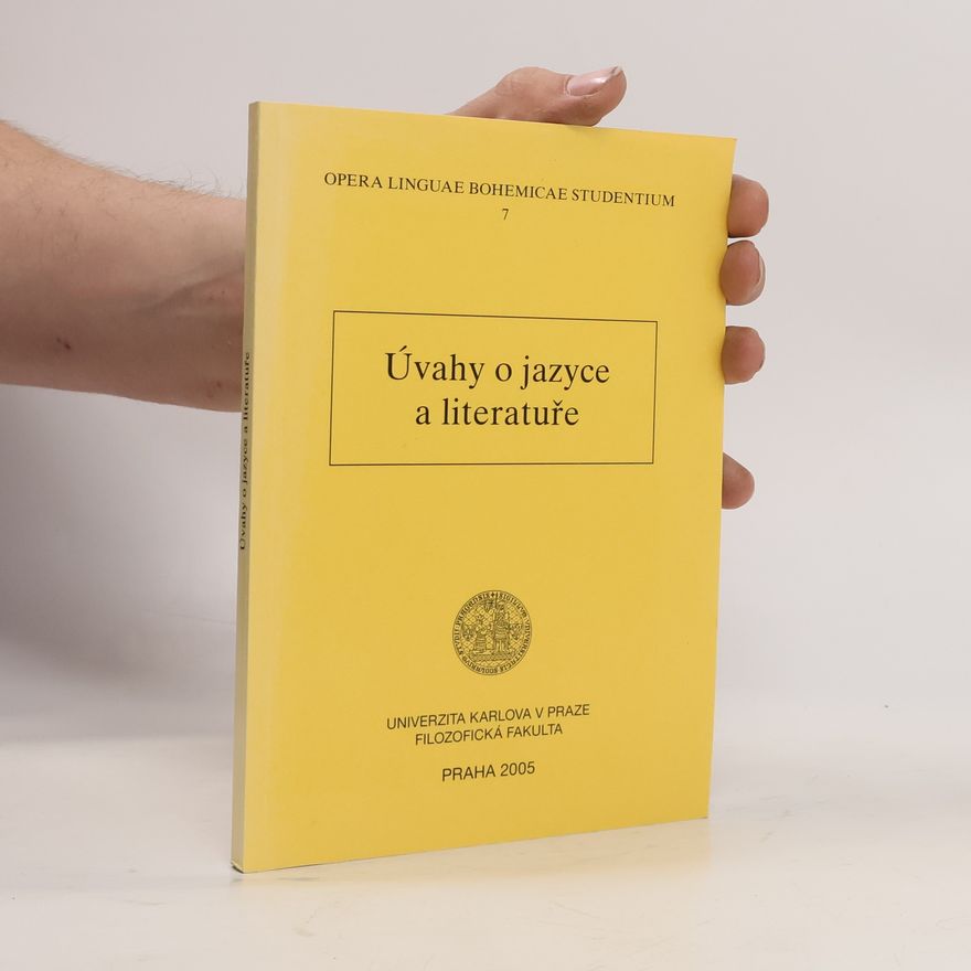Various authors Úvahy o jazyce a literatuře