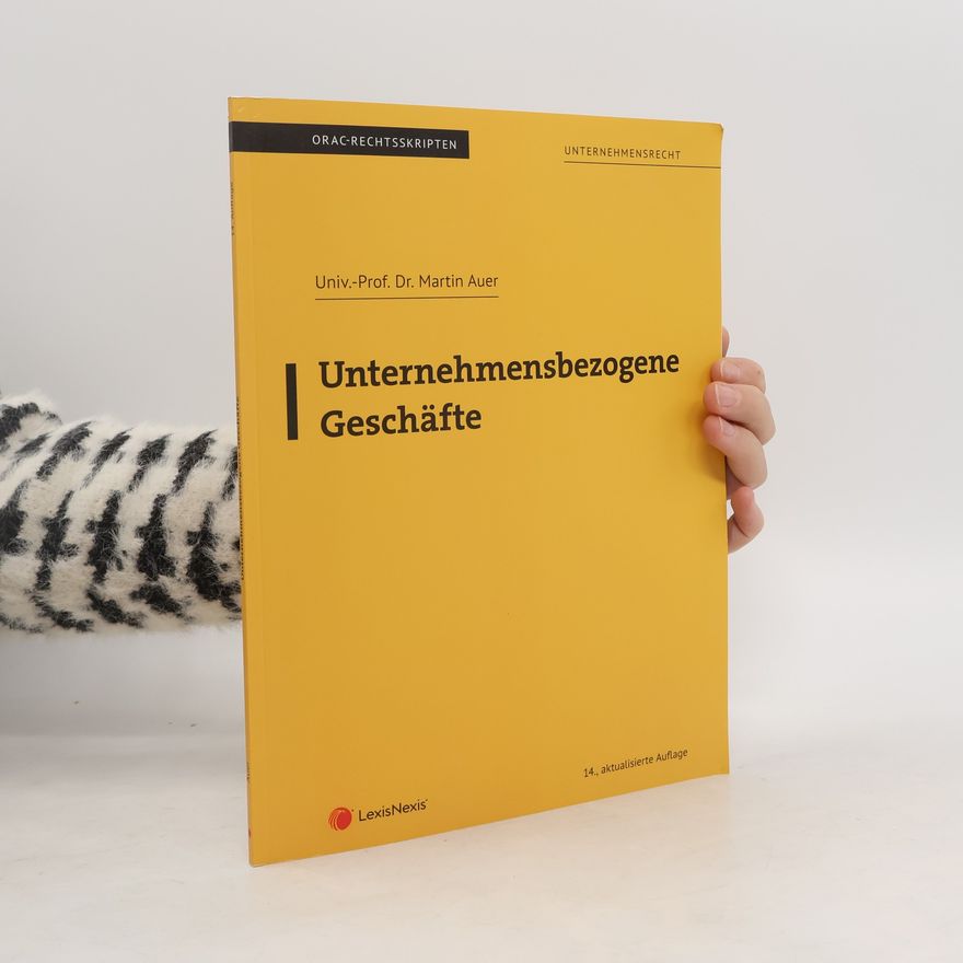 Martin Auer Orac-Rechtsskripten: Unternehmensbezogene Geschäfte