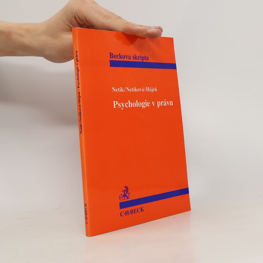 Karel Netík Psychologie v právu