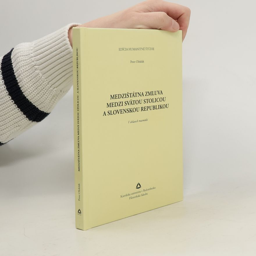 Peter Olekšák Medzištátna zmluva medzi Svätou stolicou a Slovenskou republikou