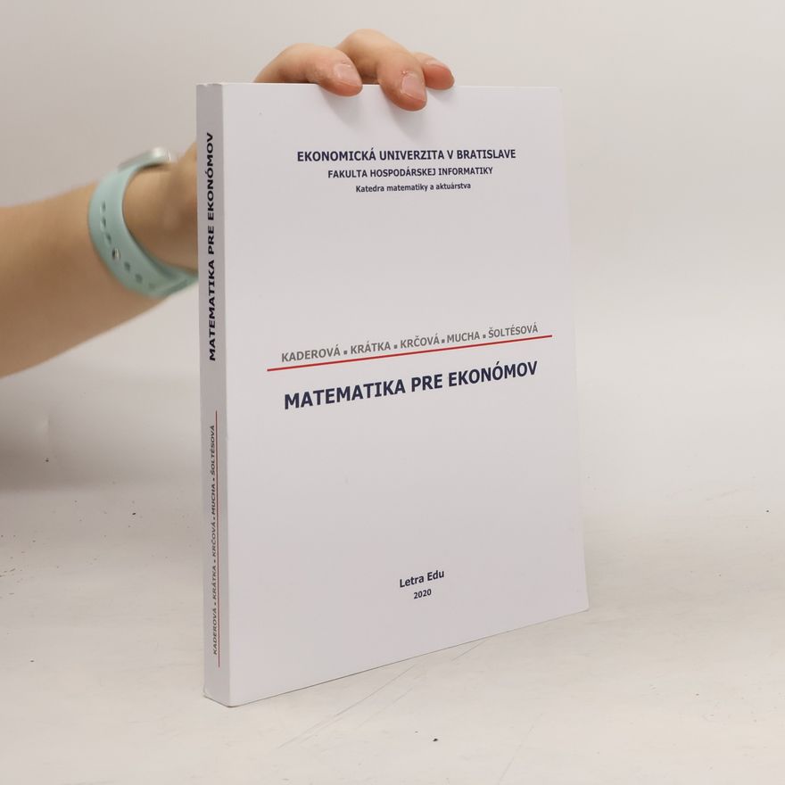 Kolektiv autorů Matematika pre ekonómov