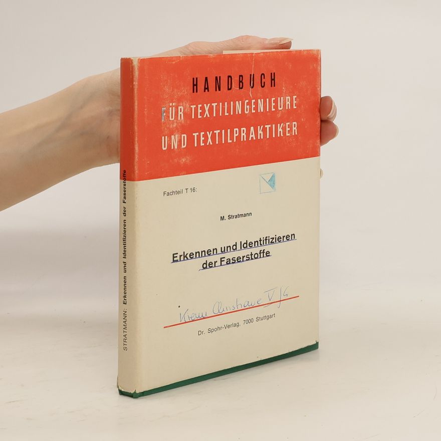 M Stratmann Handbuch für Textilingenieure und Textilpraktiker
