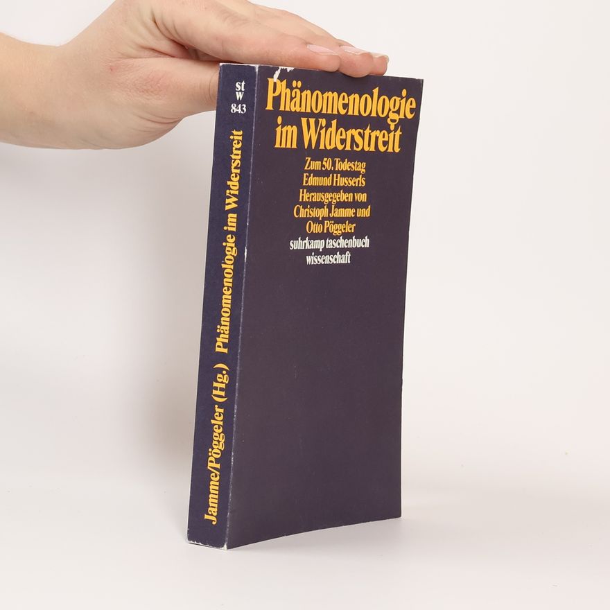 Christoph Jamme Phänomenologie im Widerstreit