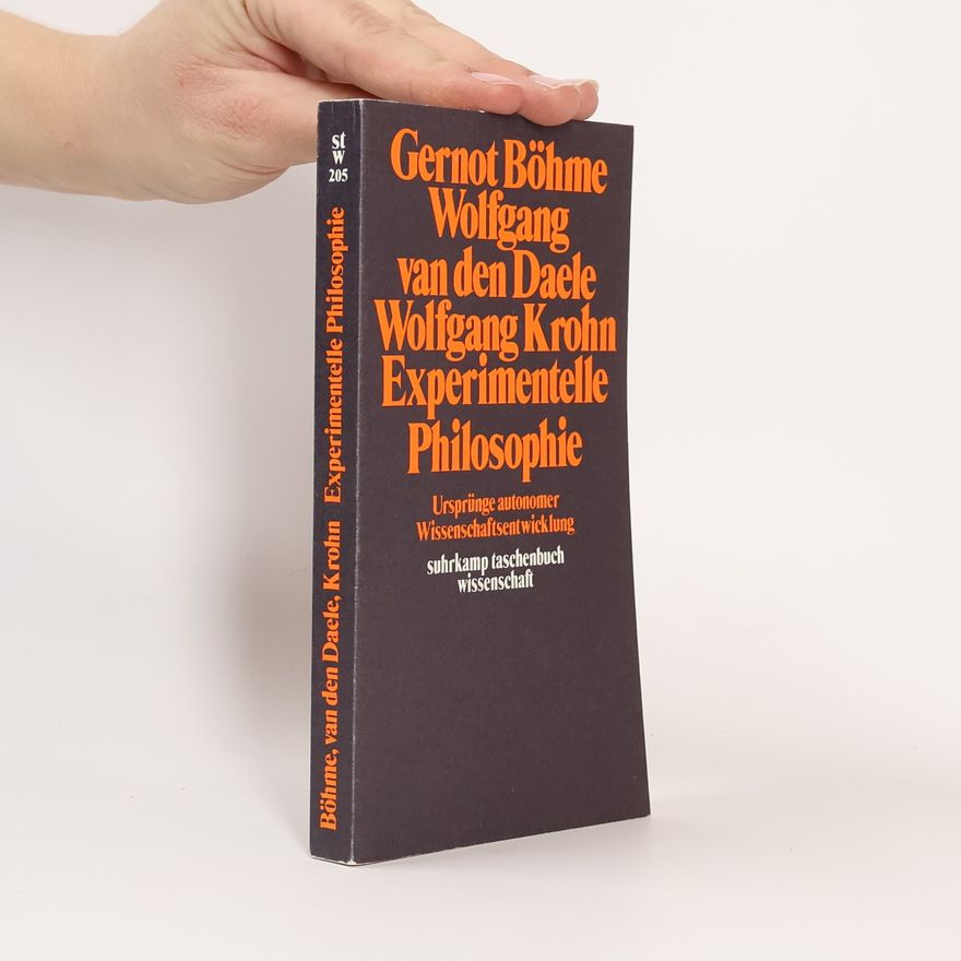 Gernot Böhme Experimentelle Philosophie