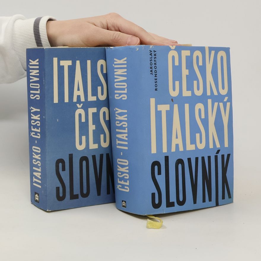 Jaroslav Rosendorfský Česko-italský slovník, Italsko-český slovník
