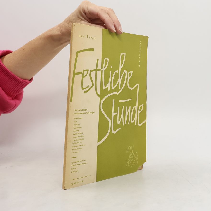 Autorenkollektiv Festliche Stunde, Heft 1/1960