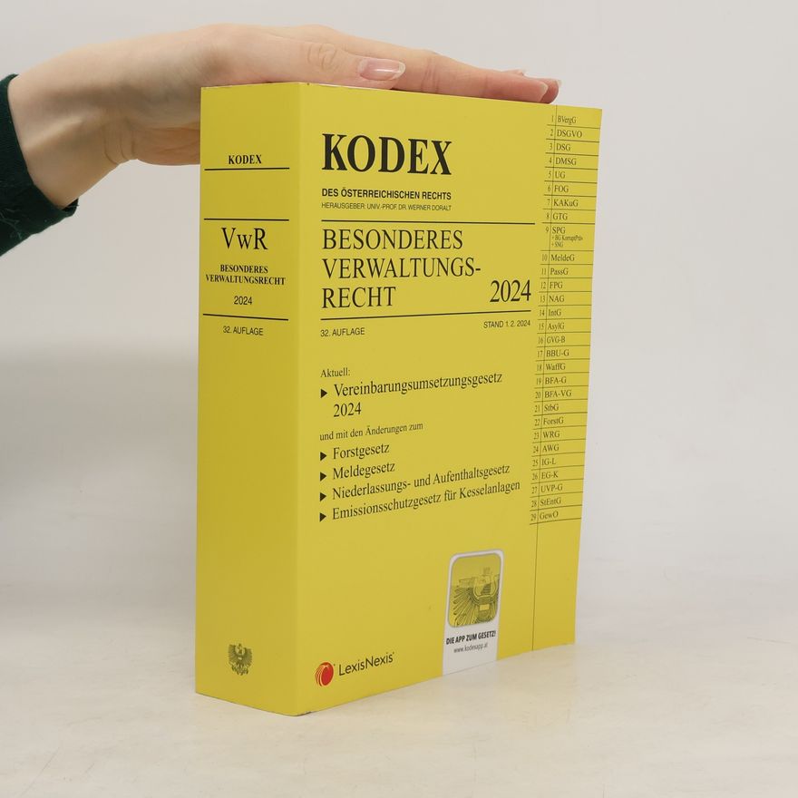 Werner Doralt Kodex Besonderes Verwaltungsrecht 2024