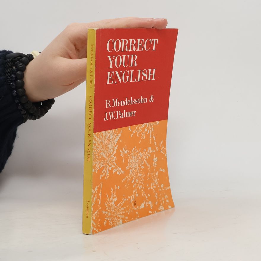 J. W. Palmer Correct Your English