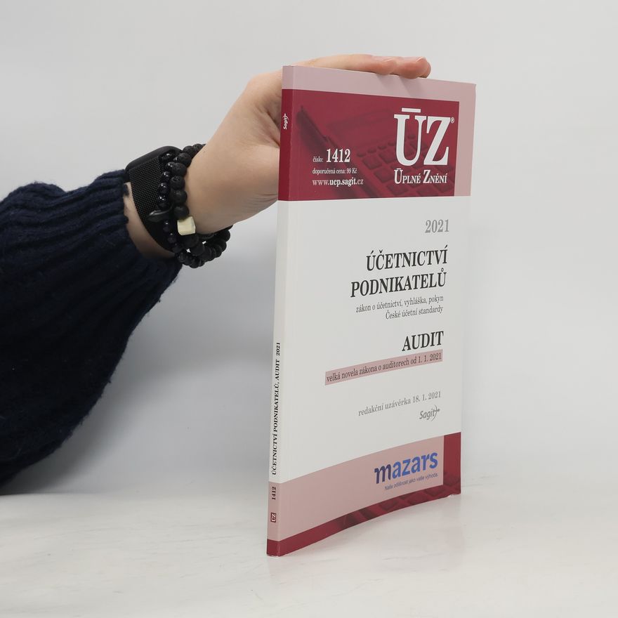 Various authors ÚZ 1412. Účetnictví podnikatelů