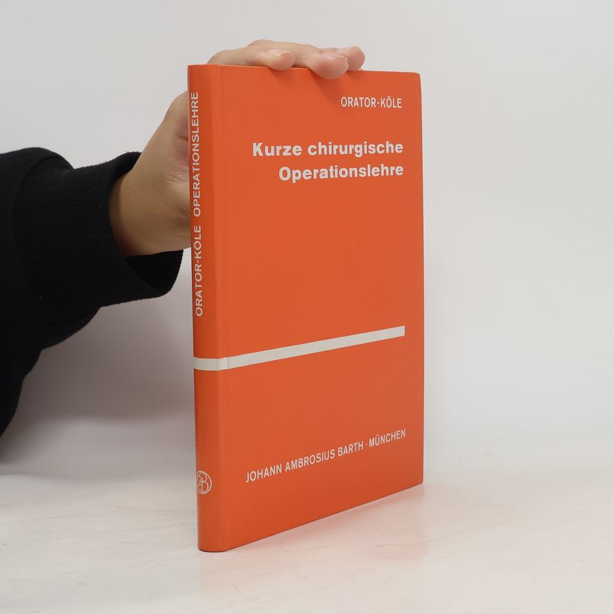 Collectif d'auteurs Kurze chirurgische Operationslehre