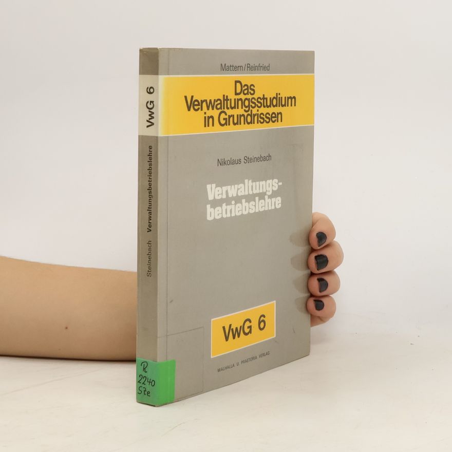 Nikolaus Steinebach Verwaltungsbetriebslehre