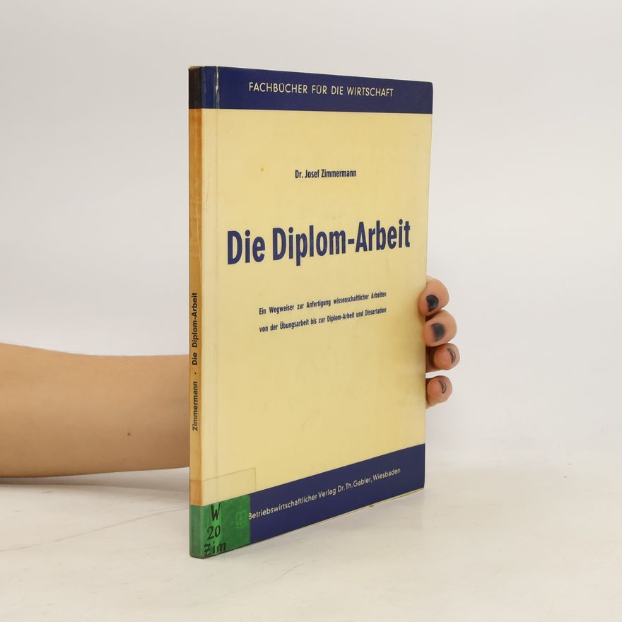 Josef Zimmermann Die Diplom-Arbeit