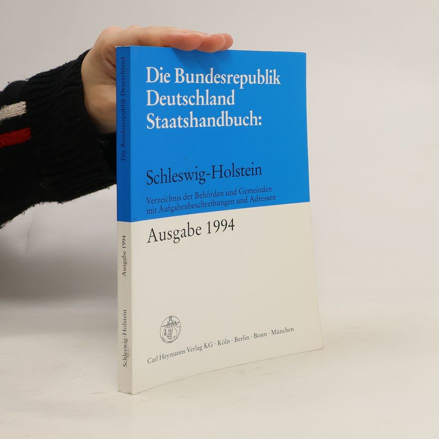 Various authors Die Bundesrepublik Deutschland Staatshandbuch