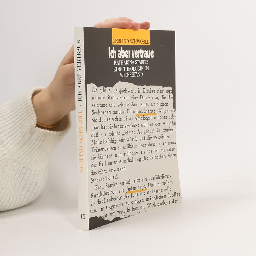 Gerlind Schwöbel "Ich aber vertraue"