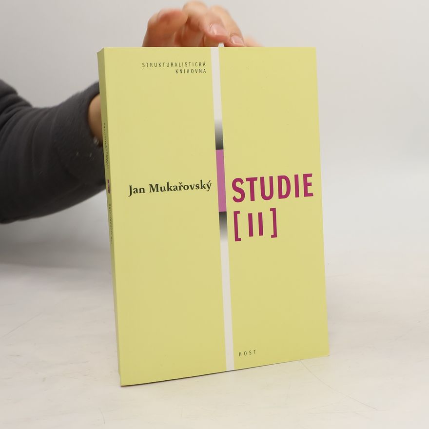 Jan Mukařovský Studie II