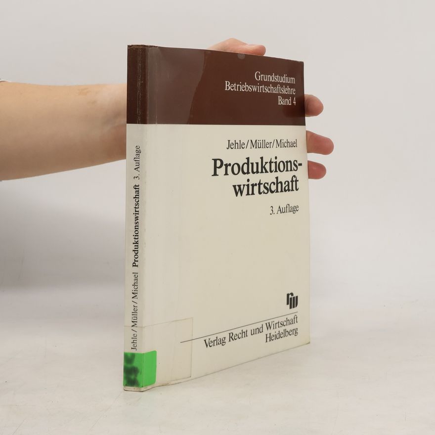 Egon Jehle Produktionswirtschaft