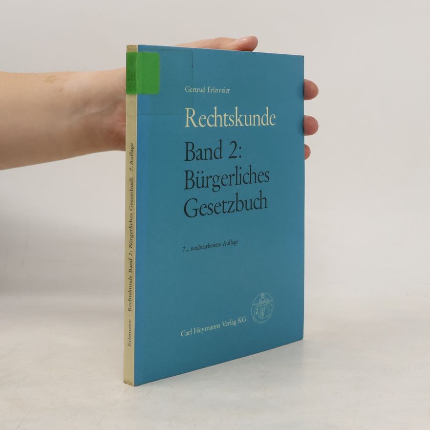 Gertrud Erlemeier Bürgerliches Gesetzbuch