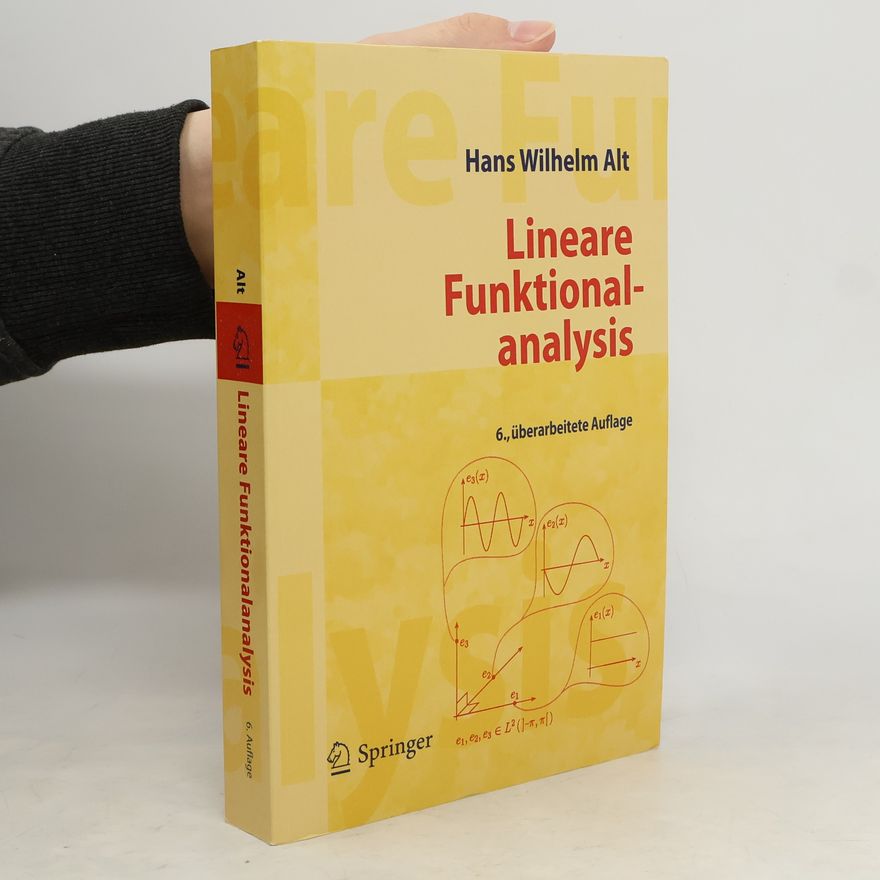 Hans Wilhelm Alt Lineare Funktionalanalysis