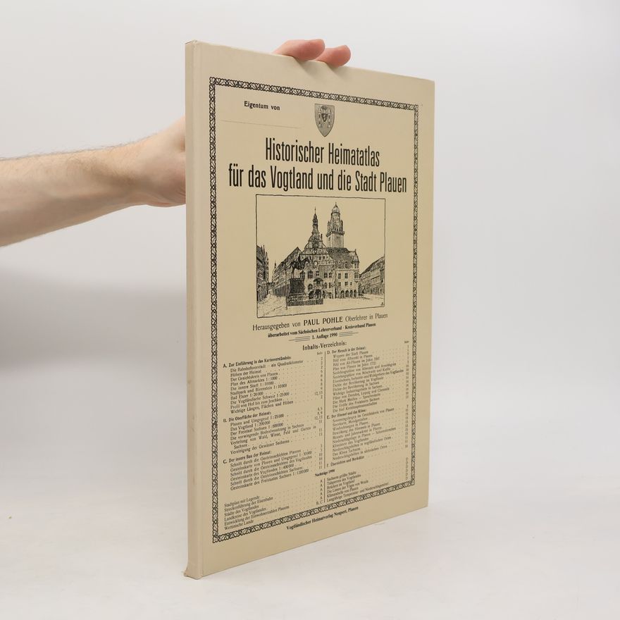 Paul Pohle Historischer Heimatatlas für das Vogtland und die Stadt Plauen