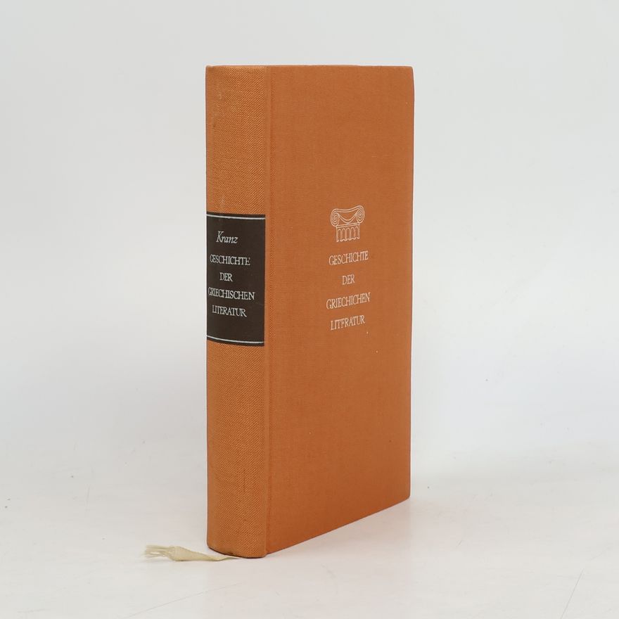 Various authors Geschichte der griechichen Literatur
