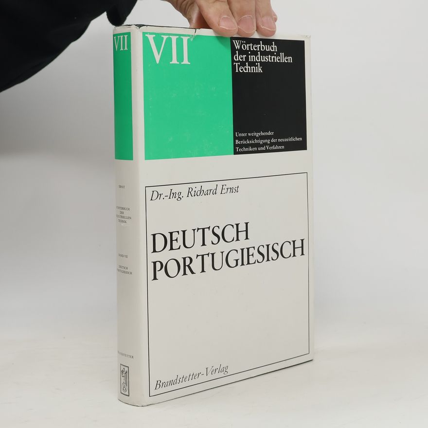 Francisco Jose Ludovice Moreira Wörterbuch der industriellen Technik
