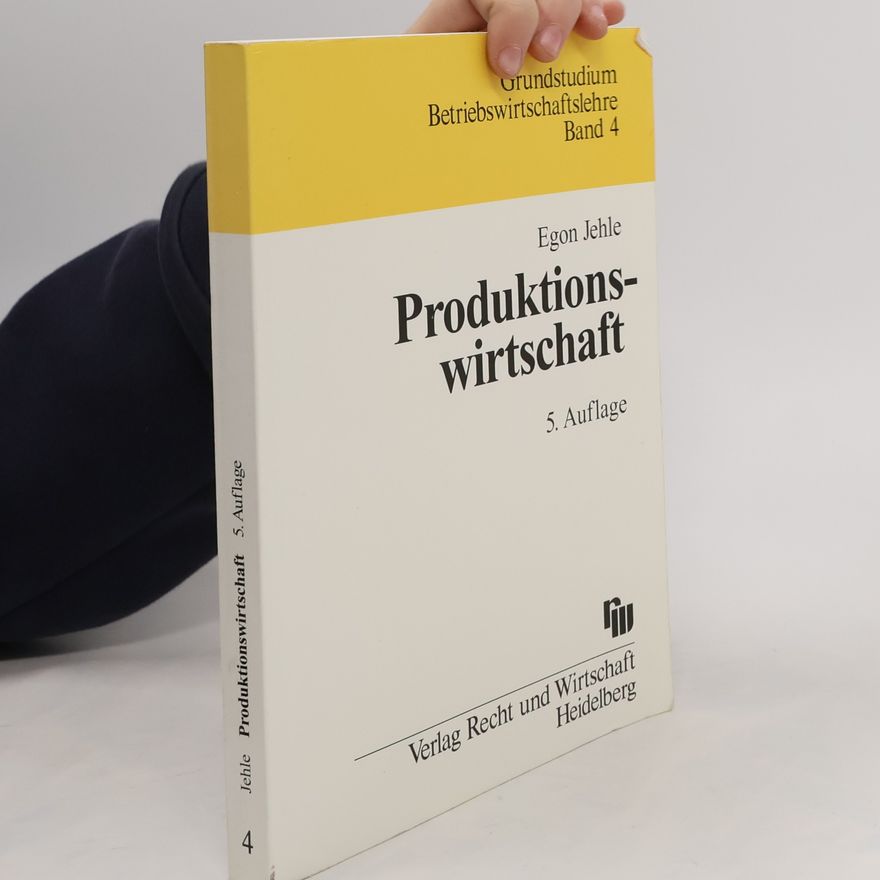 Egon Jehle Produktionswirtschaft