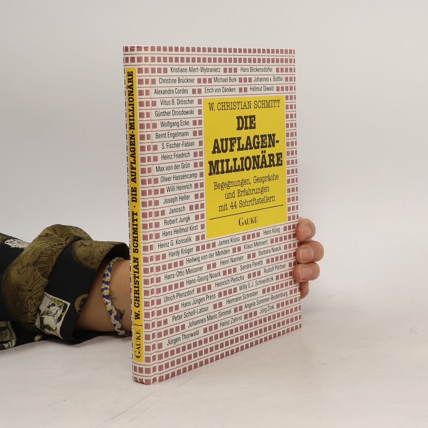 W. Christian Schmitt Die Auflagen-Millionäre